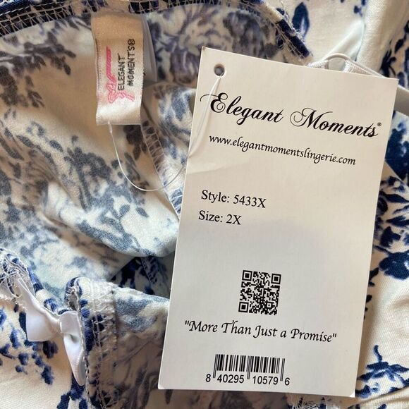 Elegant Moments Button Down Lingerie Top - Picture 5 of 6